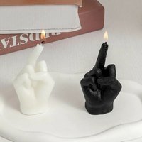 Middle finger candle : Originelle Duftkerze in Form eines Ehrenfingers Schwarz - Noir von SHOP-STORY