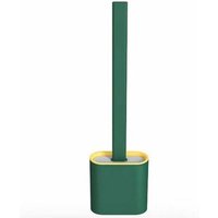 Shop-story - toilet brush: Ultrahygienische WC-Bürste aus flexiblem Silikon Grün - Vert von SHOP-STORY