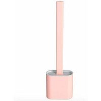 Toilet brush: Ultrahygienische WC-Bürste aus flexiblem Silikon Pink - Rose von SHOP-STORY