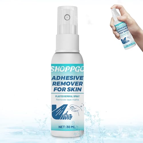 SHOPPGO Pflasterentferner Spray, Pflasterlöser Spray, Pflasterentferner Spray Stoma, Pflasterspray zum Entfernen klebereste entferner, Seidige Haptik, Schnelle Anwendung, 30ml von SHOPPGO
