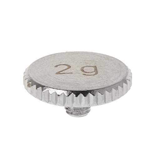SHOTAY Headshell, Headshell 4g 2g Shell Gewicht Plattenspieler Metall Elektroinstrument Teile für SL1200 SL1210 2 3 5 M5G Stylus DJ Silver 2G von SHOTAY
