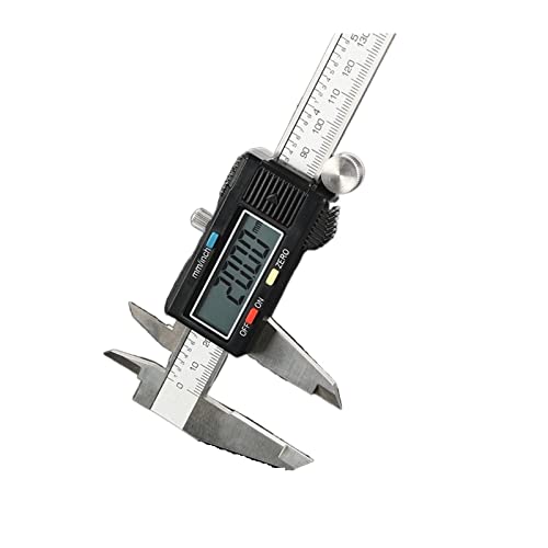 200-mm-Edelstahl-Digitalmessschieber/elektronischer Messschieber mit LCD-Bildschirm und sofortigem Zoll-Metrisch-Umrechnungslineal von SHOUKAII