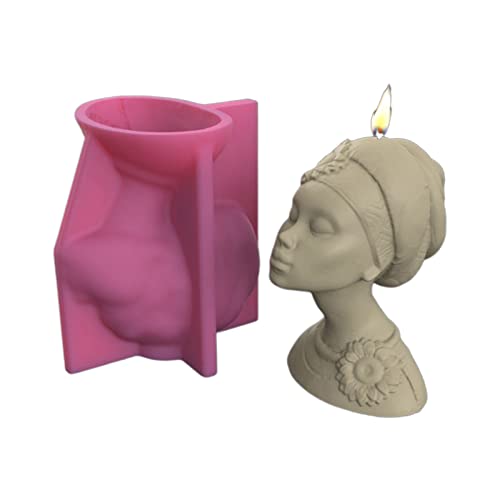 SHOUKAII 3D Menschliches Porträt Form Party Ornament Silikonform for hausgemachte Bienenwachs Seife Harz Form DIY Handwerk Kopf-Kerzenformen SHOUKAII 3D Menschliches Porträt Form Party Ornament Silikonform for hausgemachte Bienenwachs Seife Harz Form DIY Handwerk Kopf-Kerzenformen von SHOUKAII