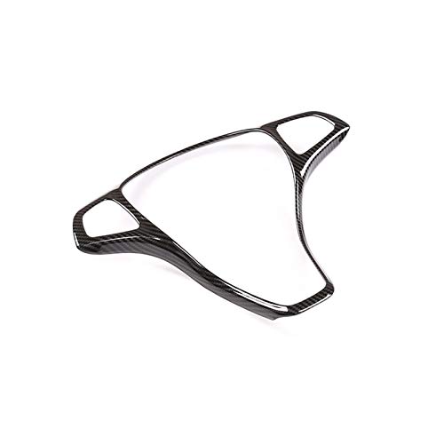 SHOUNAO Auto-Lenkrad Rahmen Trim Fit for Mercedes Benz A B C E GLA CLA GLC GLS GLE-V-Klasse W176 W246 W205 W213 W117 C117 X156 X253 W447 (Color Name : Carbon Fiber) von Lupsty