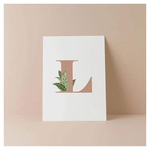 SHOUXI Moderne Kunst Poster Set Boho Botanisches Wandbild Poster Blume Turtleback Bambus Ficus Chinensis Minimalistische Drucke Bild Kein Rahmen Home Decor(F,30x40cm) von SHOUXI