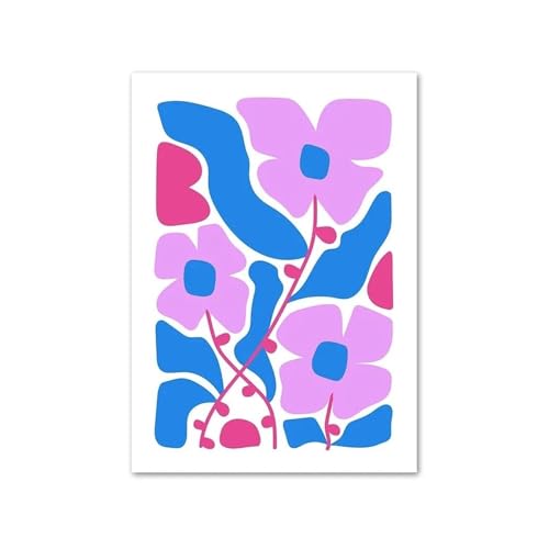 SHOUXI Moderne Kunst Poster Set Cocktail Obst Blume Spiel Zitate Wand Kunst Leinwand Malerei Keine Rahmen Nordic Poster Drucke Bilder Für Wohnzimmer Dekor(EIN,60X90cm) von SHOUXI