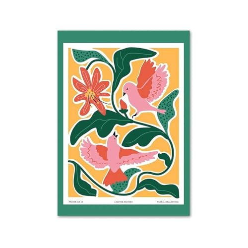 SHOUXI Moderne Kunst Poster Set Cocktail Obst Blume Spiel Zitate Wand Kunst Leinwand Malerei Keine Rahmen Nordic Poster Drucke Bilder Für Wohnzimmer Dekor(J,60X90cm) von SHOUXI