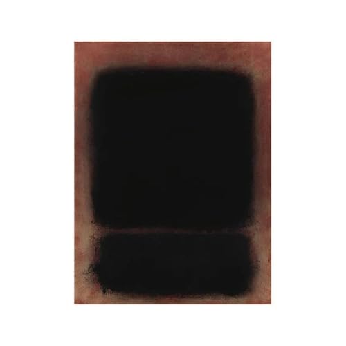 SHOUXI Moderne Kunst Poster Set Mark Rothko Abstrakt Abstrakte Leinwand Ölgemälde Druck Ungerahmt Spray Rahmenloses Hologramm Wohnzimmer Wohnkultur Kunst(R,40x50cm) von SHOUXI