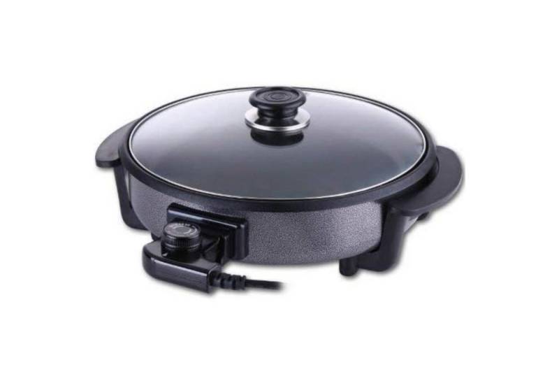 SHOV Elektrische Pizzapfanne Shov Elektro-Pizzapfanne, Antihaftbeschichtung, 42×7 cm, 1500 W von SHOV