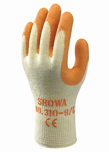 SHOWA 310, Latex – Beschichtung, Mehrzweck, Gelb / Orange, 10/XL von SHOWA