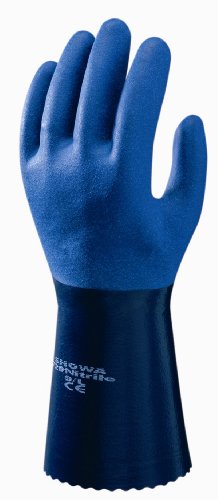 Showa Chemikalienschutz-Handschuhe 720 7 Blau von SHOWA