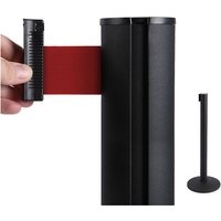 Showdown Absperrständer Gurtbandsystem - Schwarzer Pfosten mit rotem Absperrband Showdown Absperrständer Gurtbandsystem - Schwarzer Pfosten mit rotem Absperrband von SHOWDOWN DISPLAYS