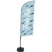 Showdown Beachflag - Komplett-Set - Fresh Fish Englisch - Blau/Schwarz Showdown Beachflag - Komplett-Set - Fresh Fish Englisch - Blau/Schwarz von SHOWDOWN DISPLAYS