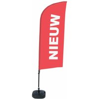 Showdown Beachflag - Komplett-Set - Nieuw Niederländisch - Rot/Schwarz Showdown Beachflag - Komplett-Set - Nieuw Niederländisch - Rot/Schwarz von SHOWDOWN DISPLAYS