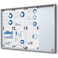 Showdown Displays Schaukasten SLIM mit Schiebetüren - 8x DIN A4 Showdown Displays Schaukasten SLIM mit Schiebetüren - 8x DIN A4 von SHOWDOWN DISPLAYS