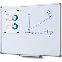 Showdown Displays - Showdown Whiteboard Scritto Economy - 90x60cm - Aluminium - Weiß von SHOWDOWN DISPLAYS