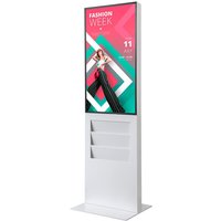 Showdown Displays Smart Line Digitale Infostele Regal - 6x DIN A4 - mit Samsung-Bildschirm - 43 Zoll - Weiß Showdown Displays Smart Line Digitale Infostele Regal - 6x DIN A4 - mit Samsung-Bildschirm - 43 Zoll - Weiß von SHOWDOWN DISPLAYS