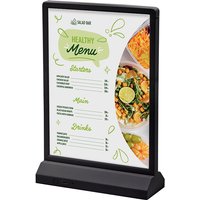 Showdown Displays - led t Aufsteller - A5 Hochformat Schwarz von SHOWDOWN DISPLAYS