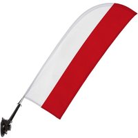 Showdown Fensterflagge - Wind Set - Polnische Flagge Showdown Fensterflagge - Wind Set - Polnische Flagge von SHOWDOWN DISPLAYS
