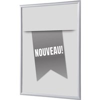Showdown Klapprahmen - DIN A1 - Komplett-Set - Nouveau Französisch - Grau/Silber von SHOWDOWN DISPLAYS