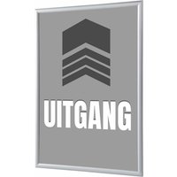 Showdown Klapprahmen - DIN A1 - Komplett-Set - Uitgang Niederländisch - Grau/Silber von SHOWDOWN DISPLAYS
