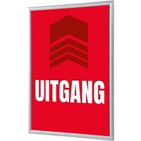 Showdown Klapprahmen - DIN A1 - Komplett-Set - Uitgang Niederländisch - Rot/Silber von SHOWDOWN DISPLAYS