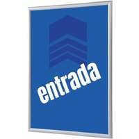 Showdown Klapprahmen - DIN A4 - Komplett-Set - Entrada Spanisch - Blau/Silber von SHOWDOWN DISPLAYS