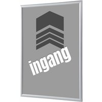 Showdown Klapprahmen - DIN A4 - Komplett-Set - Ingang Niederländisch - Grau/Silber von SHOWDOWN DISPLAYS