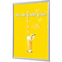 Showdown Klapprahmen - DIN A4 - Komplett-Set - Jus de fruits Frais Französisch - Gelb/Silber Showdown Klapprahmen - DIN A4 - Komplett-Set - Jus de fruits Frais Französisch - Gelb/Silber von SHOWDOWN DISPLAYS