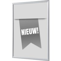 Showdown Klapprahmen - DIN A4 - Komplett-Set -Nieuw Niederländisch - Grau/Silber von SHOWDOWN DISPLAYS
