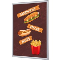 Showdown Klapprahmen - DIN A4 - Komplett-Set - Snacks Französisch - Schwarz Showdown Klapprahmen - DIN A4 - Komplett-Set - Snacks Französisch - Schwarz von SHOWDOWN DISPLAYS