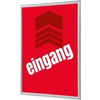 Showdown Klapprahmen - din A1 - Komplett-Set - Eingang Deutsch - Rot/Silber von SHOWDOWN DISPLAYS