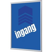 Showdown Klapprahmen - din A1 - Komplett-Set - Ingang Niederländisch - Blau/Silber von SHOWDOWN DISPLAYS