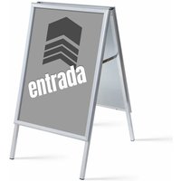 Showdown Kundenstopper - DIN A1 - Komplett-Set - Entrada Spanisch - Grau/Schwarz von SHOWDOWN DISPLAYS