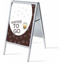Showdown Kundenstopper - DIN A1- Komplett-Set - Kaffee To Go Deutsch - Braun/Schwarz von SHOWDOWN DISPLAYS