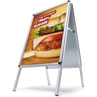 Showdown Kundenstopper Standard - DIN A1 Rondo - Metalrückwand - Aluminium - Silber Showdown Kundenstopper Standard - DIN A1 Rondo - Metalrückwand - Aluminium - Silber von SHOWDOWN DISPLAYS