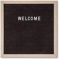 Showdown Letterboard - 30x30cm - Holz - Hellbraun / Schwarz Showdown Letterboard - 30x30cm - Holz - Hellbraun / Schwarz von SHOWDOWN DISPLAYS