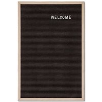 Showdown Letterboard - 40x60cm - Holz - Hellbraun / Schwarz von SHOWDOWN DISPLAYS