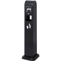 Showdown Mülleimer mit Aschenbecher Außen - Silber Showdown Mülleimer mit Aschenbecher Außen - Silber von SHOWDOWN DISPLAYS