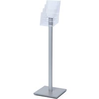 Showdown Prospektständer MB - 4x DIN A5 - Aluminium - Silber von SHOWDOWN DISPLAYS