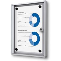 Showdown Schaukasten für Innen Economy SCXS - 1x DIN A4 - Aluminium - Silber Showdown Schaukasten für Innen Economy SCXS - 1x DIN A4 - Aluminium - Silber von SHOWDOWN DISPLAYS
