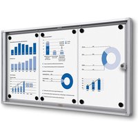 Showdown Schaukasten für Innen Economy SCXS - 3x DIN A4 - Aluminium - Silber Showdown Schaukasten für Innen Economy SCXS - 3x DIN A4 - Aluminium - Silber von SHOWDOWN DISPLAYS