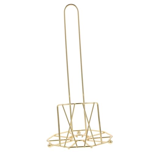 SHOWERORO 1 Stück Vertikaler Taschentuchhalter rostfrei Retro Stand Spender handtuchhalter stehend Küchenpapierhandtuchregal Küchenpapierhandtuchhalterständer Eisen Golden von SHOWERORO