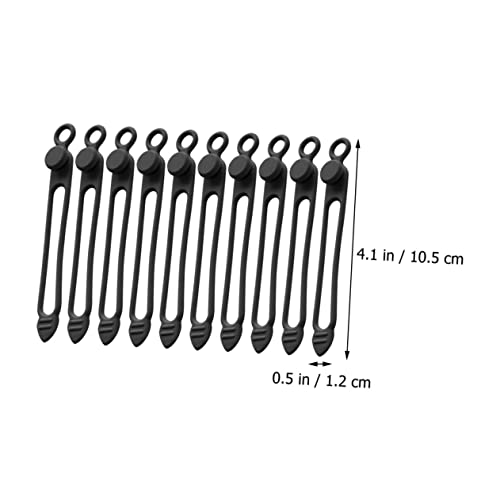 SHOWERORO 10 Stück Teiliges Set Wiederverwendbare Silikon Kabelbinder Flexible Kabel Organizer für Schreibtisch Strapazierfähige Kabelmanagement Ties zur Sicheren Kabelbefestigung und SHOWERORO 10 Stück Teiliges Set Wiederverwendbare Silikon Kabelbinder Flexible Kabel Organizer für Schreibtisch Strapazierfähige Kabelmanagement Ties zur Sicheren Kabelbefestigung und von SHOWERORO