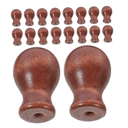 SHOWERORO 18 Stück Teiliges Holzvorhang Quastenknöpfe Einfache Montage Robuste Holz Kordelgriffe Passend für Römische Jalousien Rollos und Vorhänge Dekorative Fensterzubehör aus Natürlichem SHOWERORO 18 Stück Teiliges Holzvorhang Quastenknöpfe Einfache Montage Robuste Holz Kordelgriffe Passend für Römische Jalousien Rollos und Vorhänge Dekorative Fensterzubehör aus Natürlichem von SHOWERORO