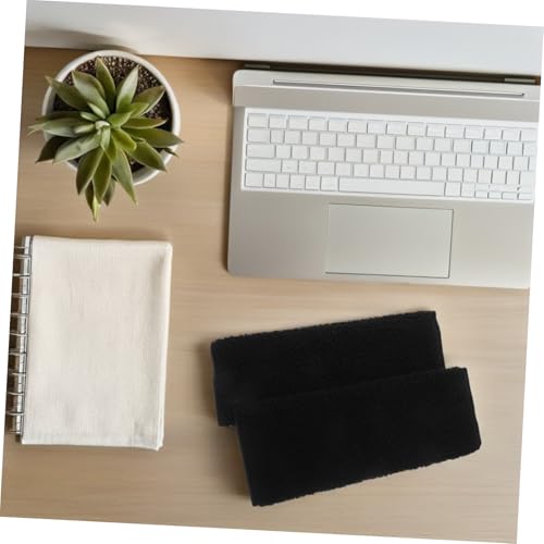 SHOWERORO 2 Paar Armlehnenpolster Dicke Plüsch Armauflagen für Büro Gamingstühle Weiche Ellenbogenstütze Einfache Reinigung Ergonomisch für Langes Sitzen Geeignet von SHOWERORO