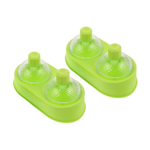 SHOWERORO 2 Stück Teiliges Rundes Eisball Formset aus Flexiblem Silikon Einfach Entnehmbar Wiederverwendbar Platzsparend für Gefrierschrank für Whiskey Cocktails Partys und Täglichen SHOWERORO 2 Stück Teiliges Rundes Eisball Formset aus Flexiblem Silikon Einfach Entnehmbar Wiederverwendbar Platzsparend für Gefrierschrank für Whiskey Cocktails Partys und Täglichen von SHOWERORO