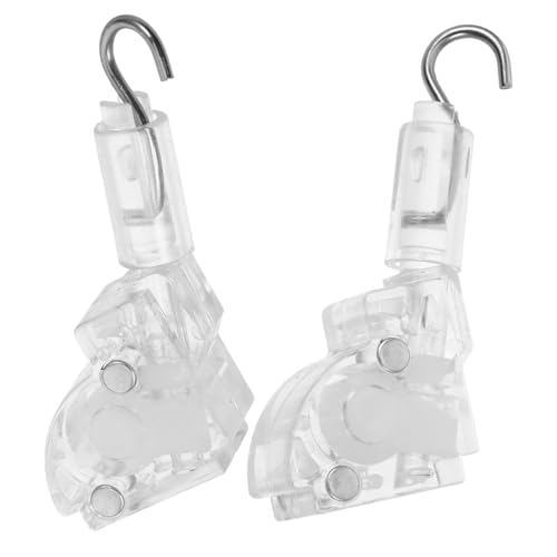 SHOWERORO 2 Stück Wand Tilter Ersatzteil für Innenjalousien Robustes Metall und Kunststoffmaterial Langlebiger Kippmechanismus Kompatibel mit Low Profile Horizontal Jalousien Einfache von SHOWERORO