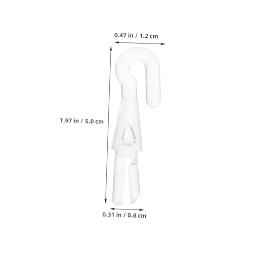 SHOWERORO 20 Stück Transparente Kunststoff-blindhaken für Jalousien Flexible Bruchfeste Ersatzteile für Fensterjalousien Einfacher Griff Stabile Verbindung Vielseitig für Wohn SHOWERORO 20 Stück Transparente Kunststoff-blindhaken für Jalousien Flexible Bruchfeste Ersatzteile für Fensterjalousien Einfacher Griff Stabile Verbindung Vielseitig für Wohn von SHOWERORO