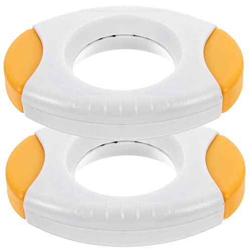 SHOWERORO 2St Eierschalenschneider perfekter Eieröffner eierschneider entferner Eierstecher eierlikoer kinder eierkocher metallschere Eier-Cracker-Öffner Cracker-Separator 420er Stahl Yellow von SHOWERORO